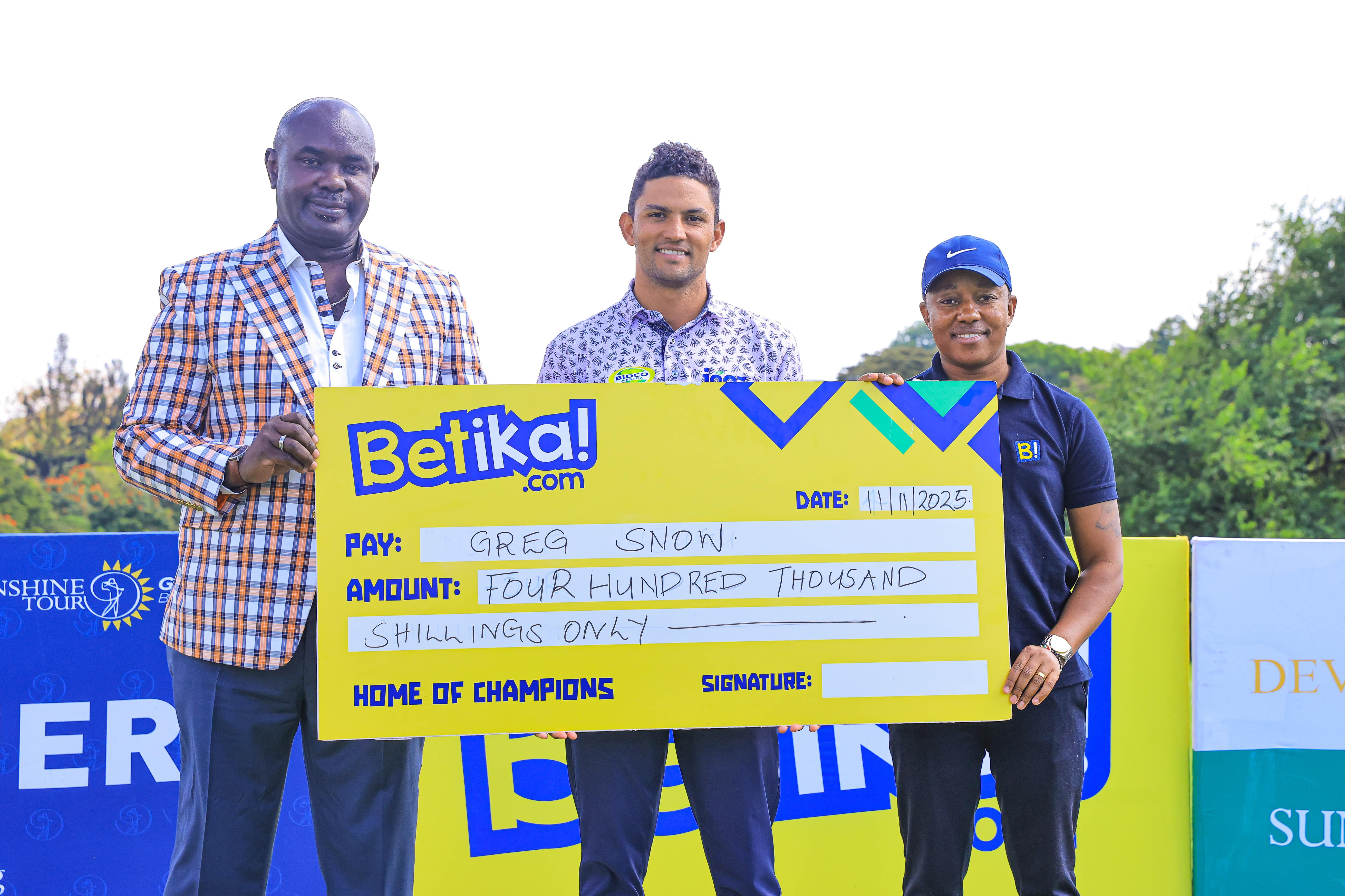 Wire-to-Wire Victory for Greg Snow at SunDev Betika Masters @ Limuru